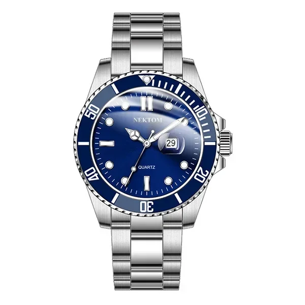 

НОВИНКАОптовая продажа высококачественных мужских часов Классические зеленые стальные полоски водяные немеханические мужские часы призрак