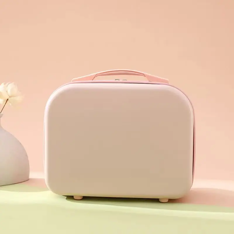 Female Makeup Suitcase Mini Box Portable Small Travel Bag Cosmetic Storage Box New Large Capacity Small Carry on Hand Luggage