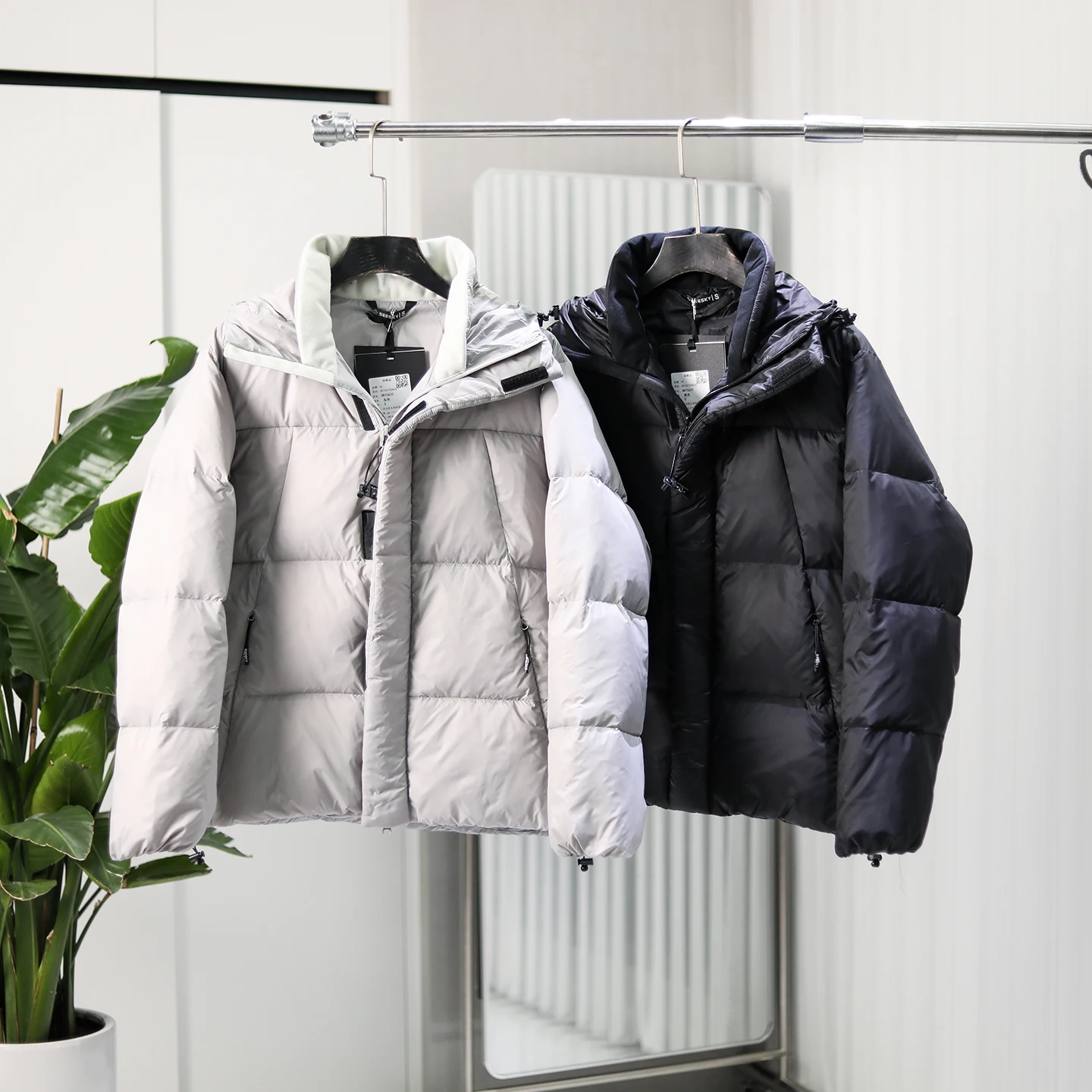 

Мужская уличная пуховая куртка с высоким показателем наполнения 25 г/м³, 90% пуха, ветрозащитная, водоотталкивающая, с капюшоном, теплая, повседневная, на молнии