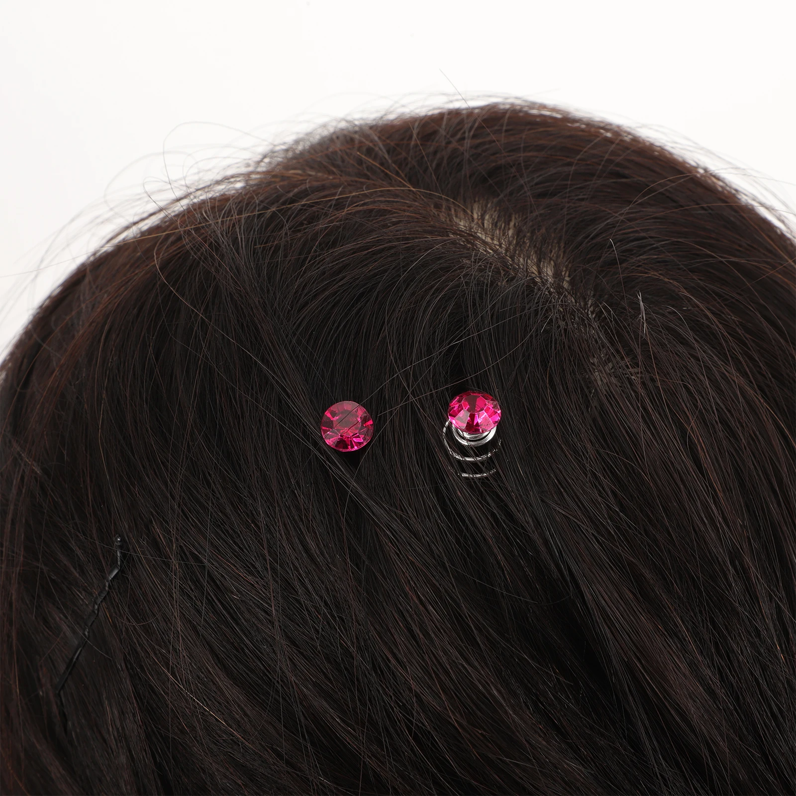 

12pcs Metal Hairpin Spiral Coil Hair Accessories for Women Ladies Blue Bridal Prom Party Braid Updo Hairstyle Modeling