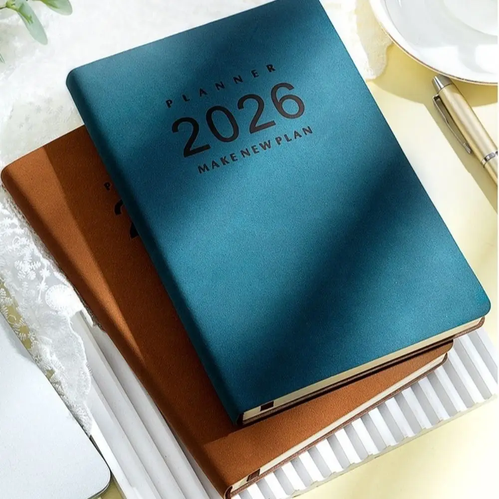 

Wear-resistant 2026 Schedule Planner Thick Paper 365 Days Bookmark A5 Daily Planner Notebook Task Priority