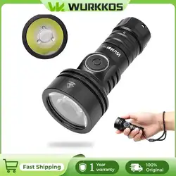 Wurkkos TS11 Mini 18350 Flashlight USB C Rechargeable EDC SFT40 Torch Powerful 2000LM RGB Auxiliary IP68 Waterproof Anduril 2.0