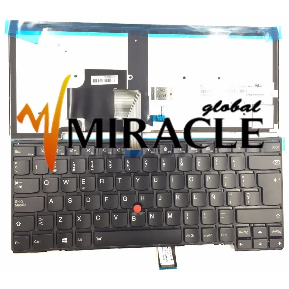 

Spanish Backlit Laptop Keyboard for Lenovo Thinkpad E431 T431S T440 T440S T440P E440 L440 SP Keyboard SG-58850-2EA 04X0149