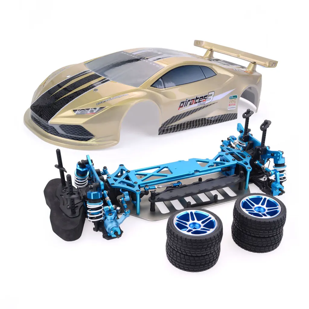 ZD Racing Pirates3 TC-10 1/10 Rc Car 4wd Electric Brushless Radio Control Toys 2.4GHZ Remote Control Flat Sports Cars For Kids