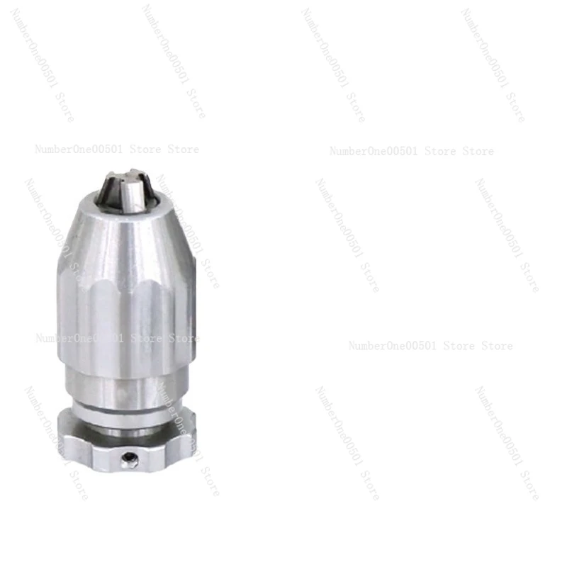 

Precision Stainless Steel Self Tightening Drill Chuck B10 Shank 0.6 8mm Capacity for 0 4mm Drill Bit Keyless Chuck