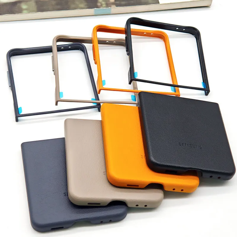 Para Samsung Galaxy Z Flip 7 Flip7 5G Funda de cuero de lujo Protección completa magnética Funda de cuero de alta calidad para Galaxy z flip7