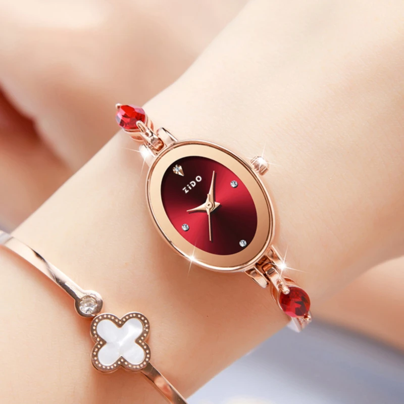 Women Watches Small Gold Bangle Bracelet Watch Stainless Steel Retro Ladies Quartz Wristwatch Clock Fashion Dress Watch