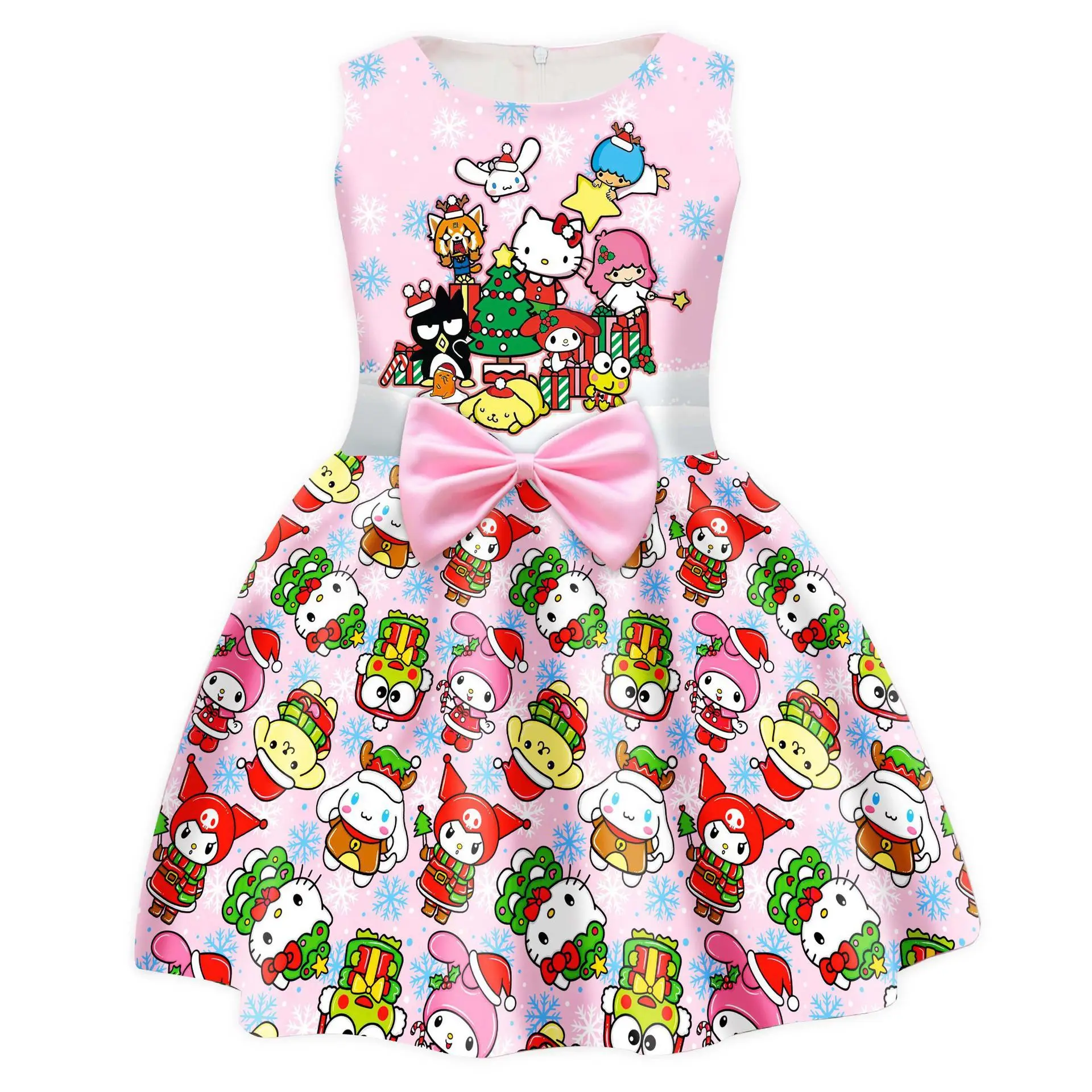 Anime Cartoon Halloween Natale Bambini Abiti eleganti Costume cosplay Ragazze Outfit Uniforme Abiti da festa di carnevale