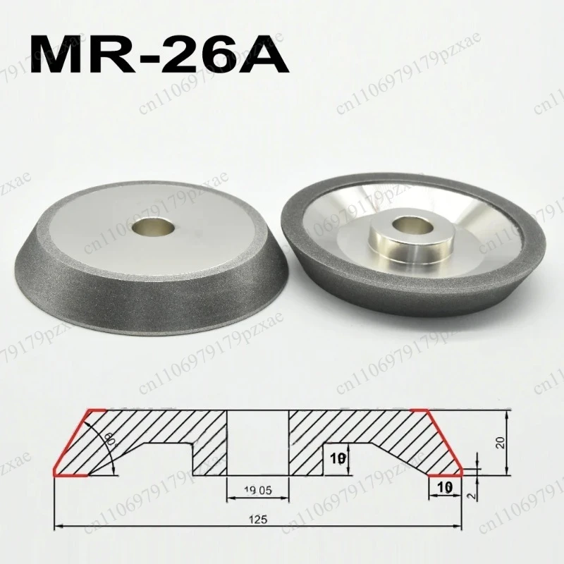 MR26A 20G 13A 13B CBN230 SDC230 Diamond Grinding Wheel, Grinding Disc for Steel and HSS Drill Bits