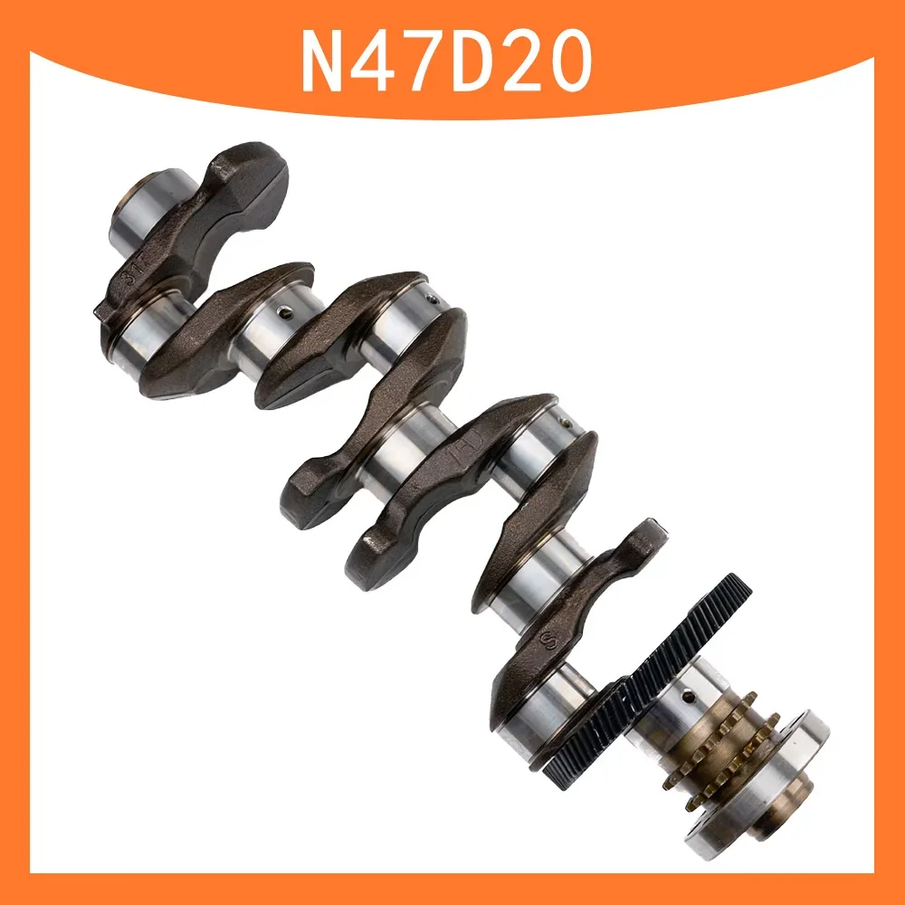 N47D20 Diesel 4-Cylinder 2.0L Motor Engine Crankshaft Fits For BMW Series1/3/5 X1 X3 And Mini Model Crankshafts