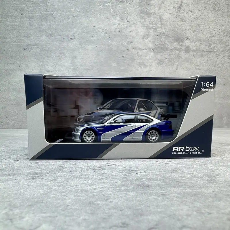 صندوق AR BOX 1:64 حقيقي تقريبًا يحتاج إلى سرعة NFS سبيكة قسط دييكاست نموذج سيارة اللعب قطعة عرض قابلة للجمع