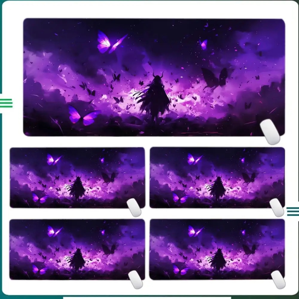 

Butterfly Forest Mouse Pad Large Computer Office Game Table Mats XXL Rubber Anti-slip Gaming Keyboard Mousepads Long Desk Pads