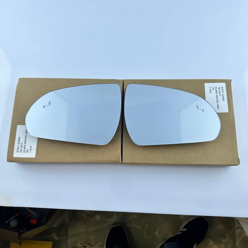 Heated Blind Spot Auxiliary Rearview Mirror Glass for Hyundai I30 2017-2024