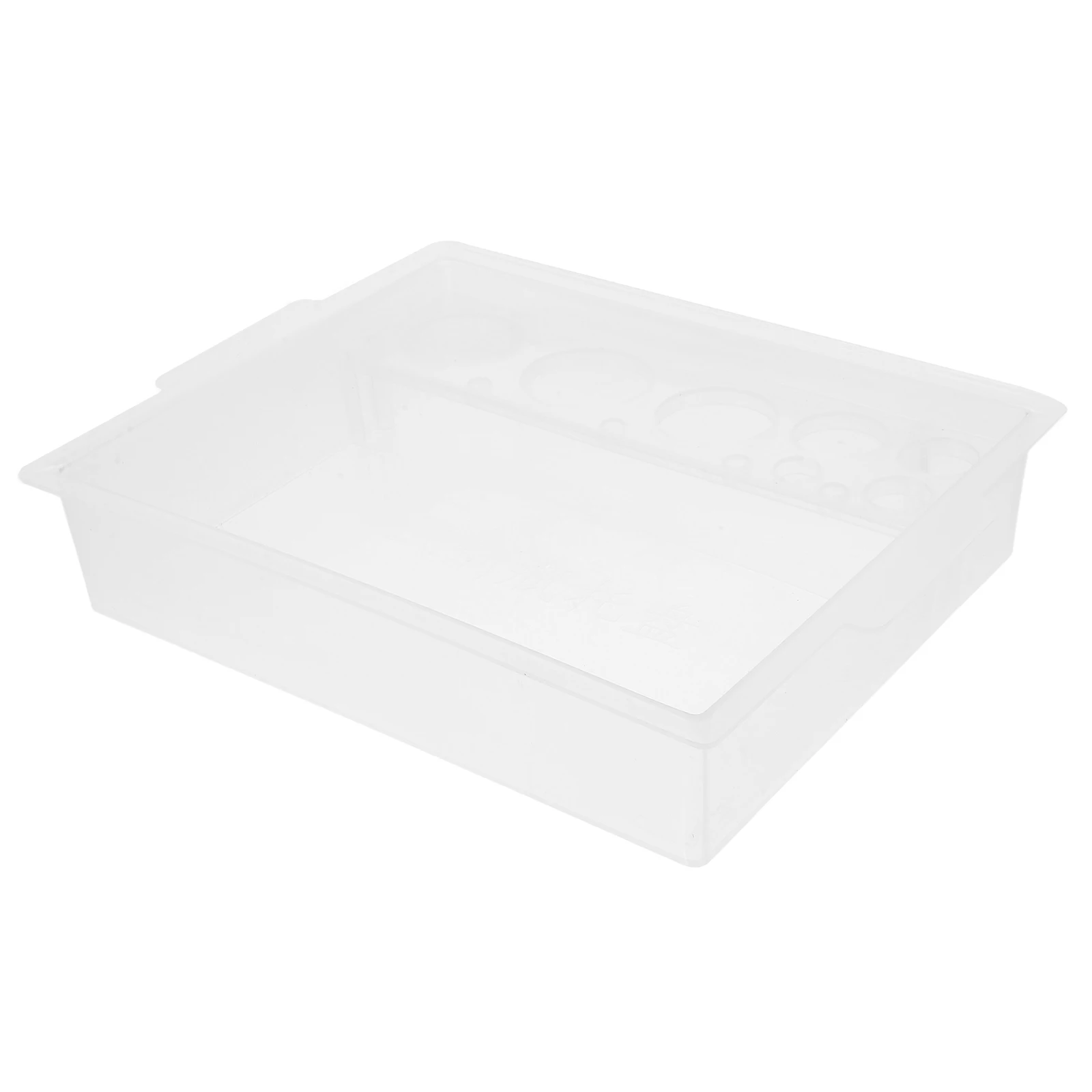 Transparent Square Laboratory Tube Rack 48 Holes Plastic Test Tube Holder Multifunctional Storage Rack For Experiment Reagent