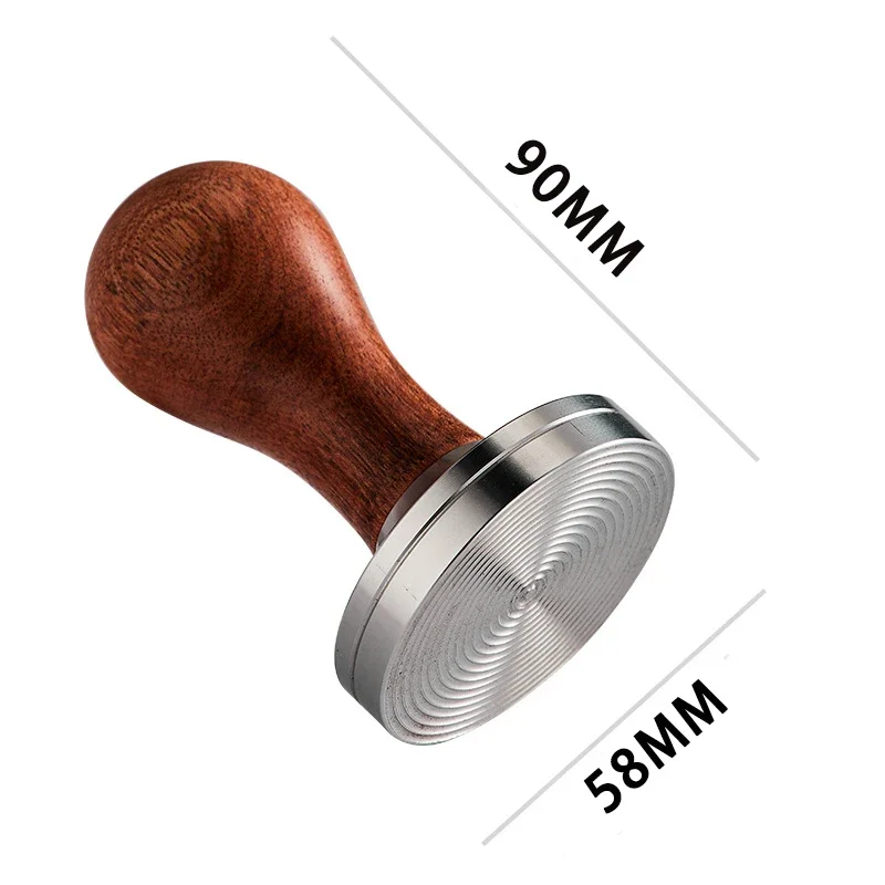 NONE 58MM 2 Ohren Kaffee Siebträger für Expobar E61/Rocket Edelstahl Griff Filter Universal Einzel/Doppel auslauf Kaffee Werkzeug 8
