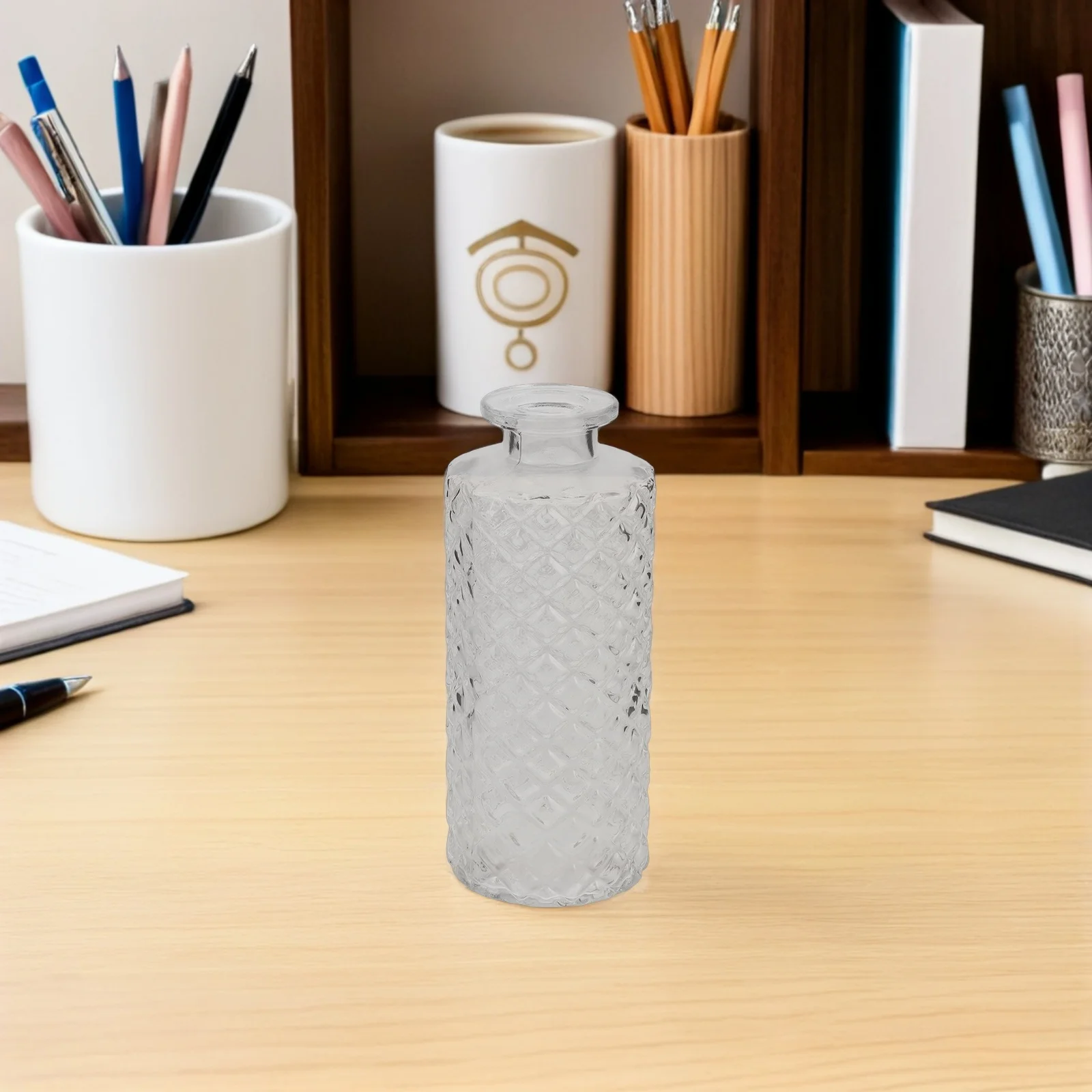 

6Pcs Nordic Style Transparent Glass Vase Set Modern Mini Vases Clear Flower Vase Wedding Table Centerpieces Desktop Decoration