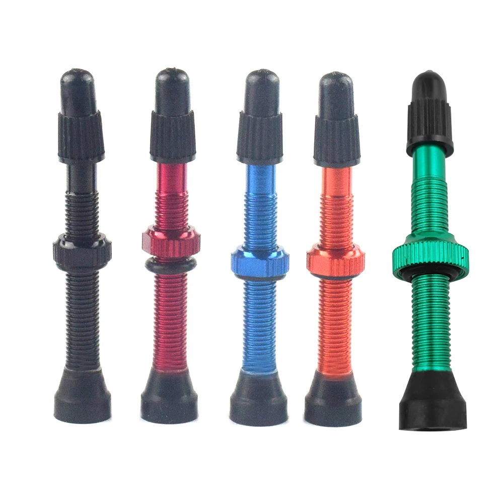 60mm 1 Pair Alloy Stem Presta Valve Bike Tubeless Tire + Tool Road Mountain for Outdoor Caring Personal Bicycle Supply