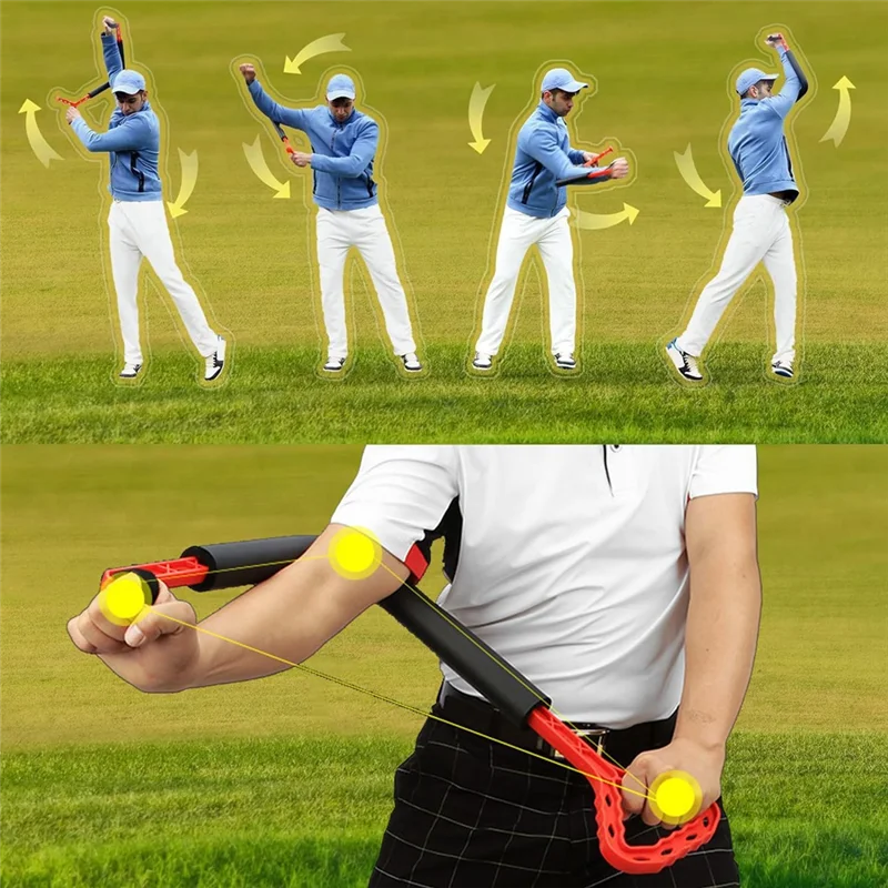 

Тренажер для гольфа RTENTE, вспомогательный инструмент для тренажера для гольфа, тренировочная удочка для качелей, тренировочная клюшка в помещении