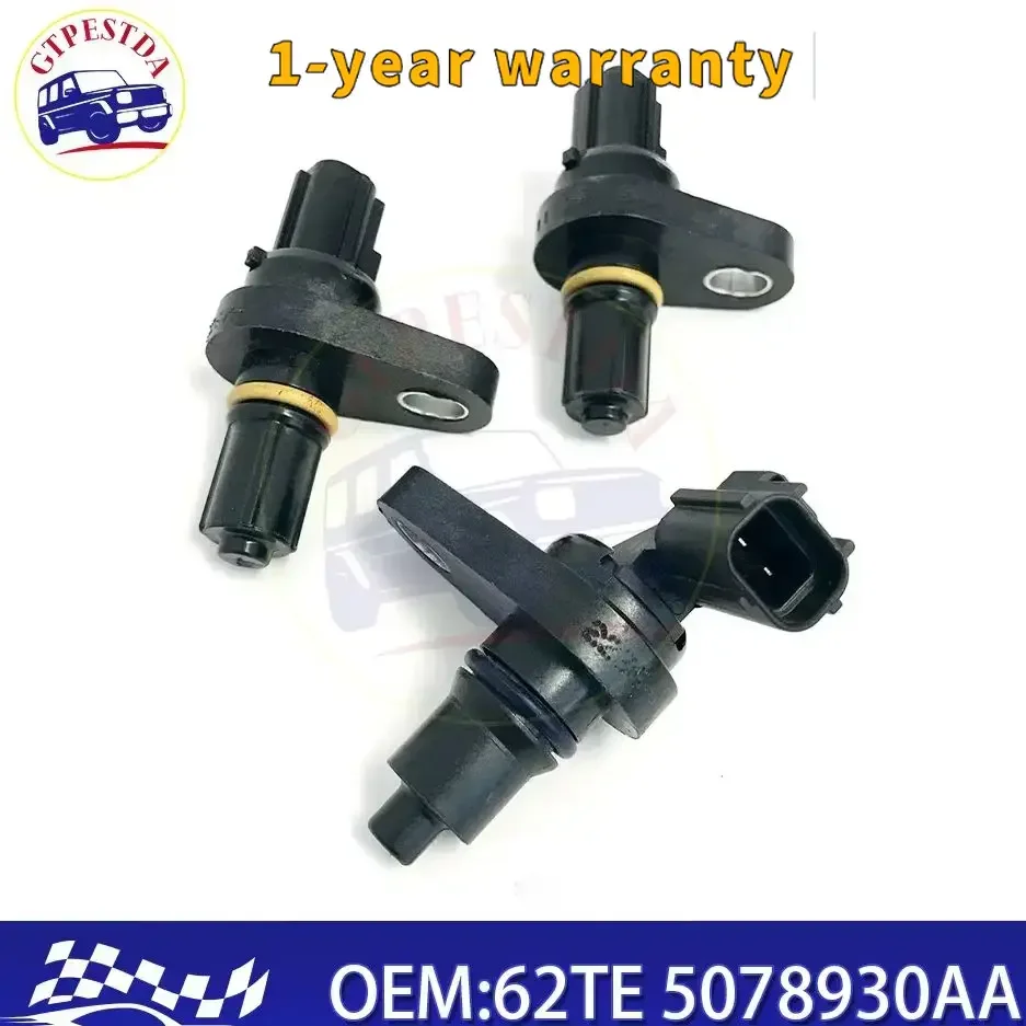 3Pcs 62TE 5078554AA Transmission MOPAR Transfer/INPUT/OUTPUT Speed Sensor for VW ROUTAN D132438 For CHRYSLER 200 5078930AA