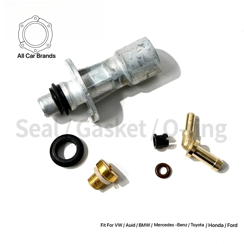 LR049990 LR028136 Water Pump Oil Cooler Pipe Adaptor O-ring & Tube Connector Fit For Range Rover Sport Discovery4/5 5.0L 3.0L