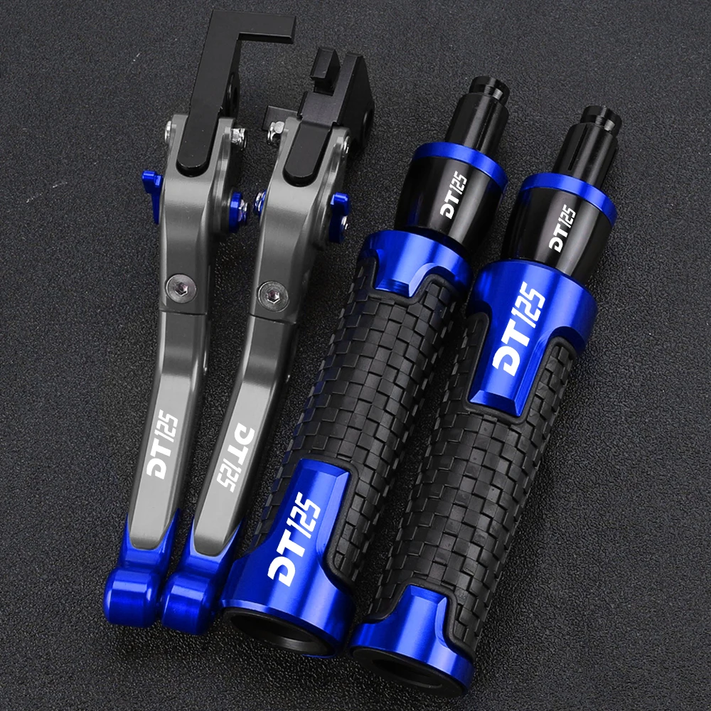 

For YAMAHA DT125 DT 125 DT-125 Handlebar Handle Bar Grips Adjustable Brake Clutch Lever 1987-2005 1988 1989 1990 1991 1992 1993