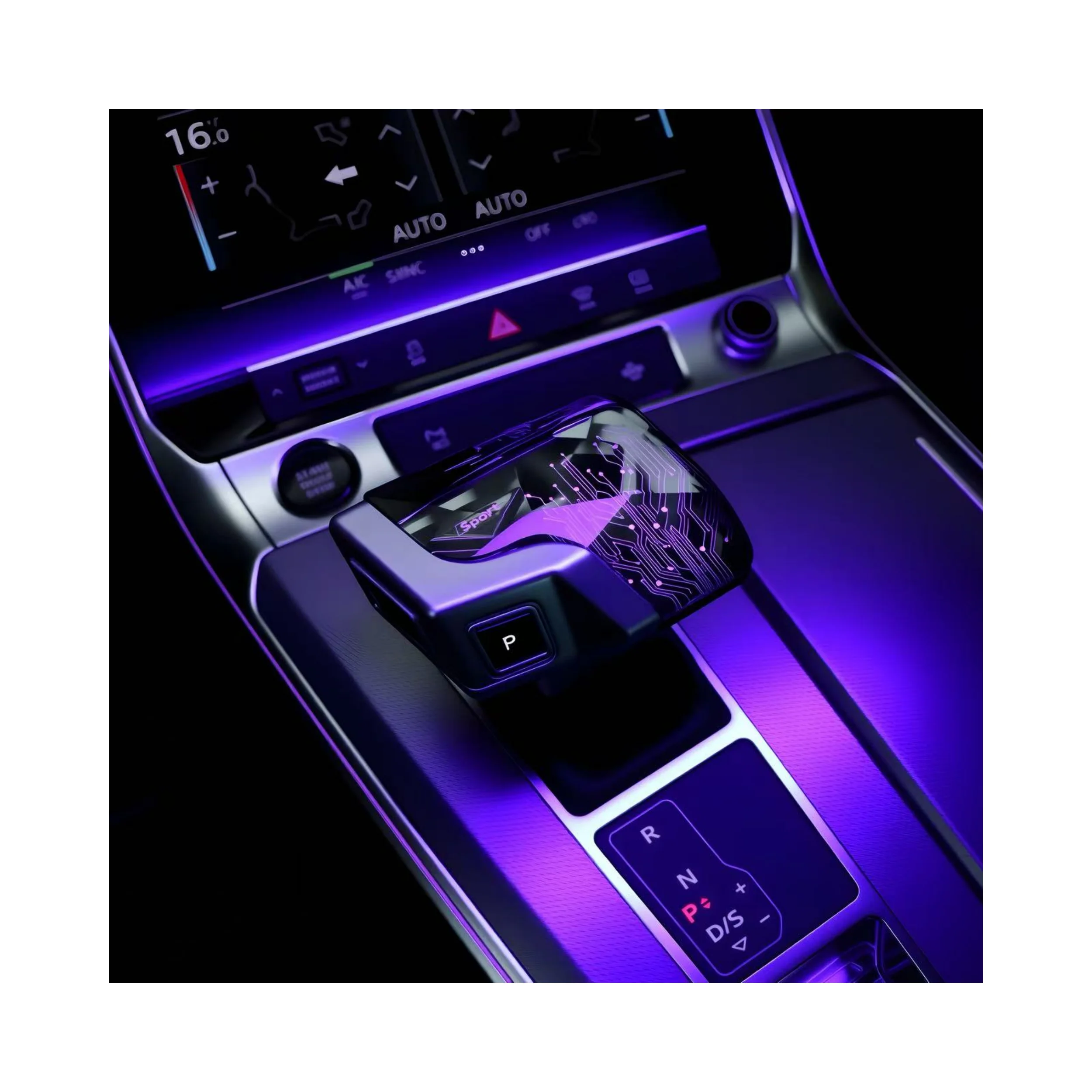 

Crystal Gear Shift Knob Shifter Lever Suitable for Audi A4L A4 A5 S4 S5 RS4 RS5 Q5L Q5L Sportback SQ5 A6L A6 A7L A7 S6 S7