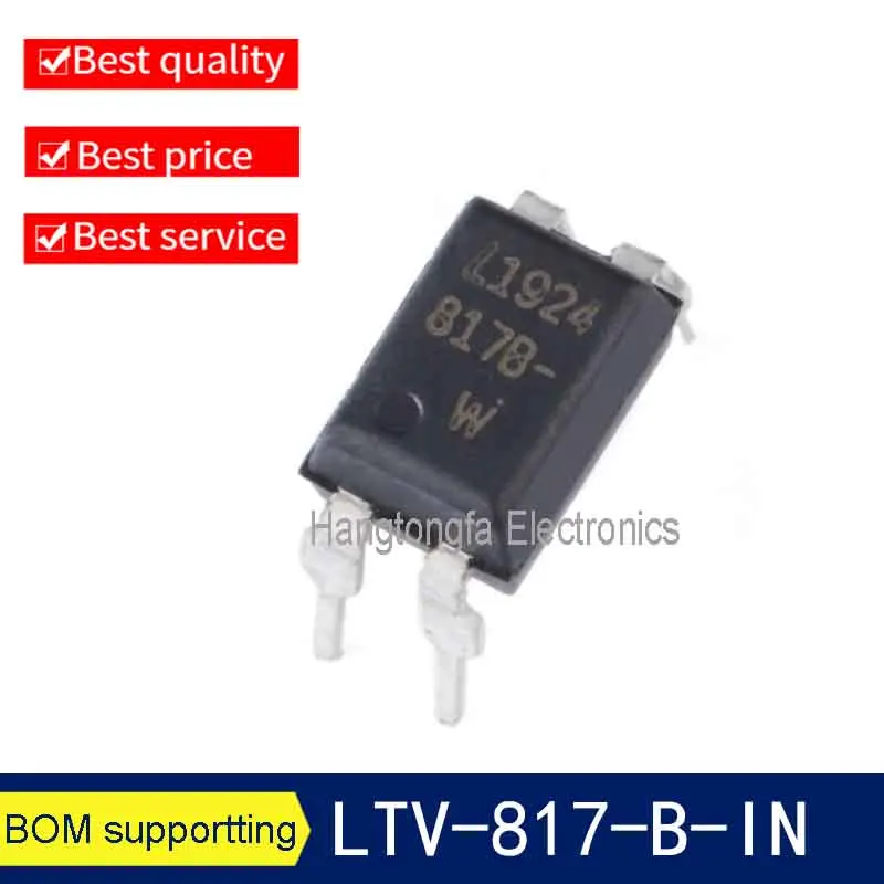 50pcs LTV817A LTV817B LTV817C LTV817S  LTV-817-B-IN DIP-4 Transistor Output Optocouplers Chip