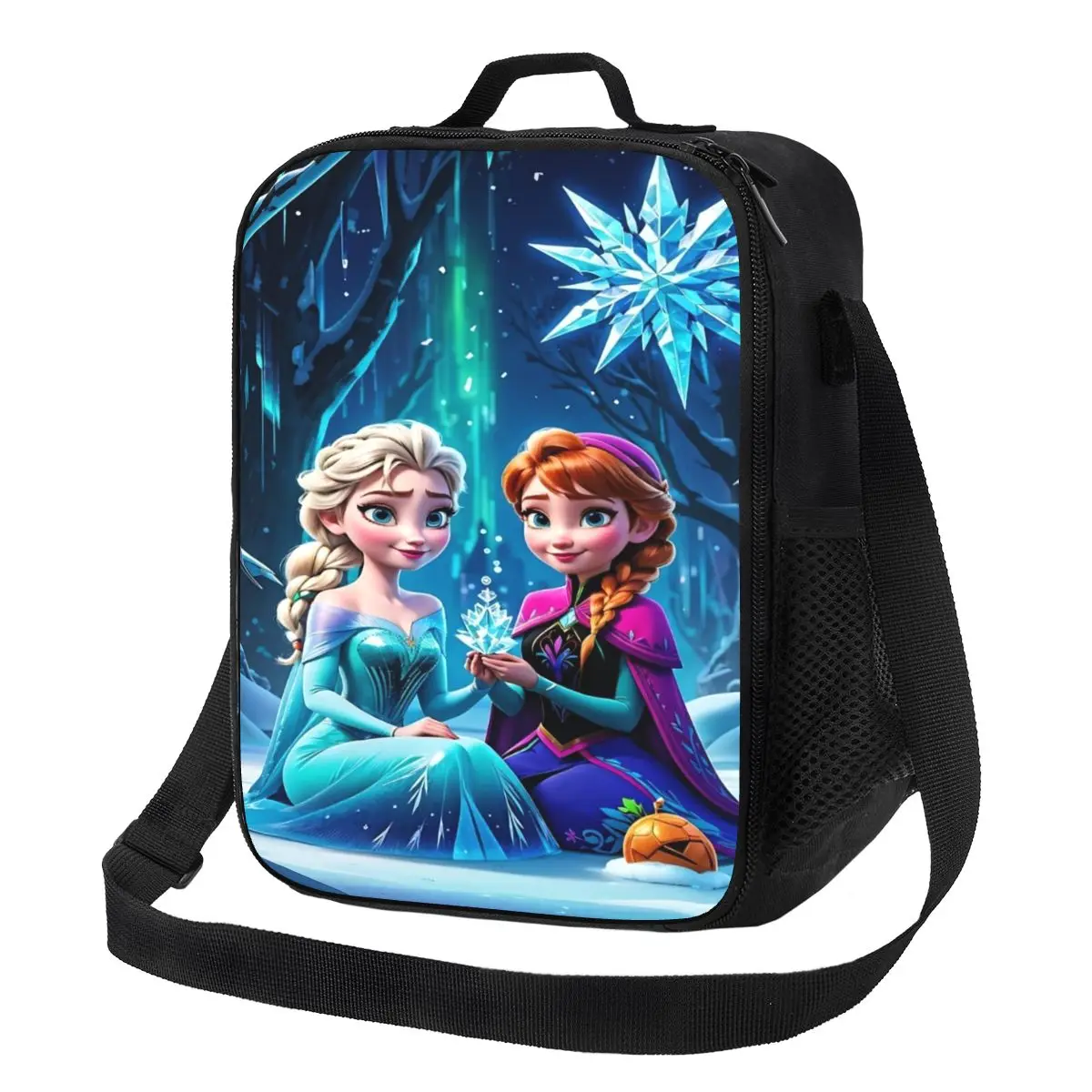 

Custom Frozen Cartoon Insulated Lunch Bag for Women Thermal Cooler Bento Box Office Picnic Travel
