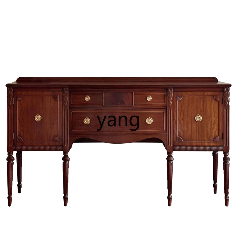 

xyy antique door cabinet solid wood living room dining side cabinet retro entry wall cabinet