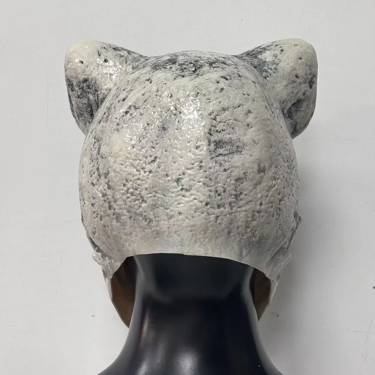 Realistische Katzenschädel-Maske Gruselige Tiermaske Horror-Cosplay-Kostüm-Requisite für Halloween-Party Maskerade – Detail 2