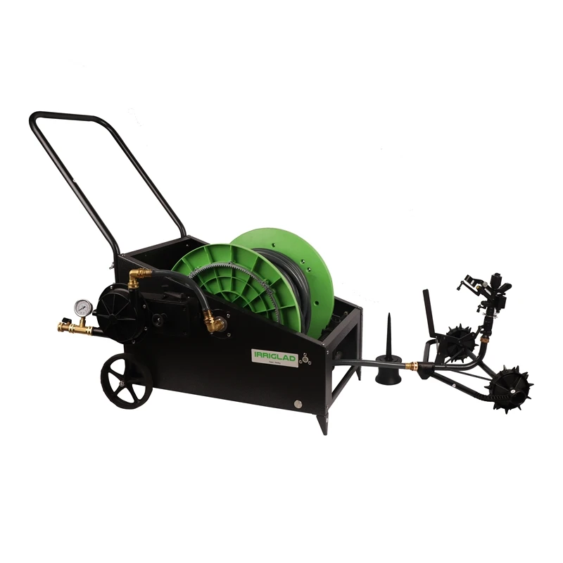 IRRIGLAD 40M IR-SDBS40 Wheeled Portable Water Hose Pipe Reel Cart Garden Watering Carts Traveling Irrigator