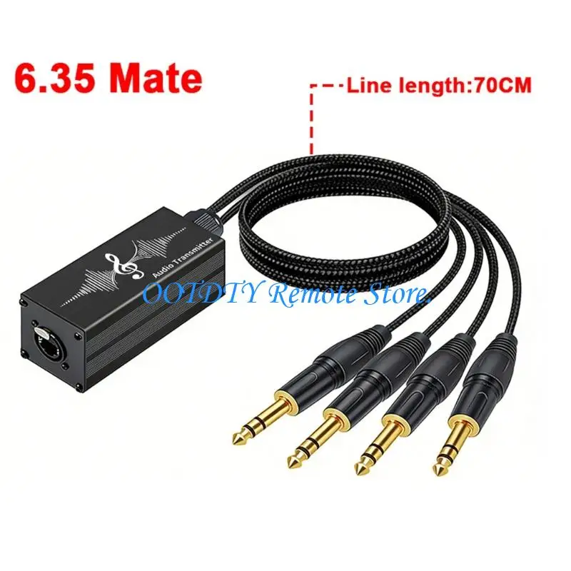 RJ45 to 4XLR Conference Extender for Cleaner 4 Way Cable and Stage