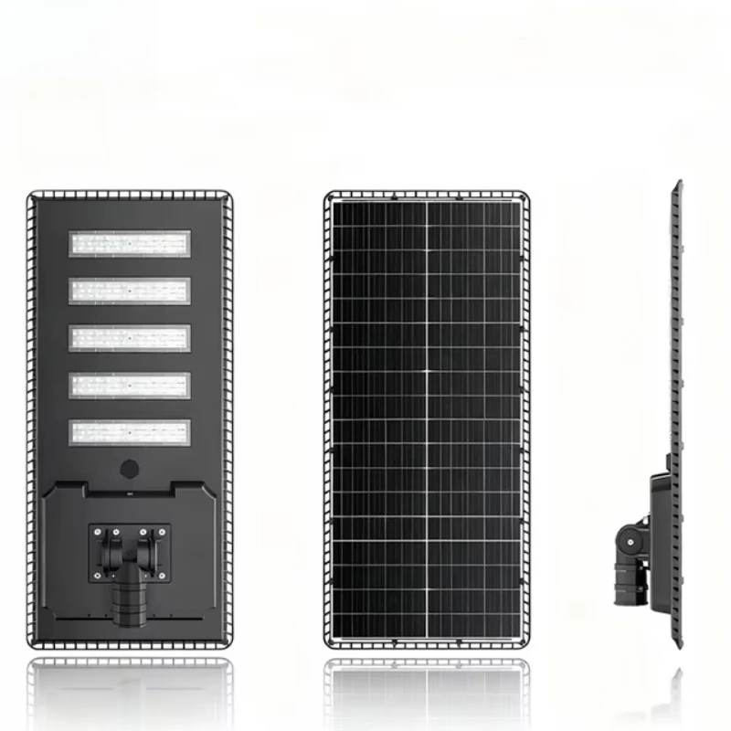 Long-life integrated solar street light, high brightness, IP65 waterproof aluminum outdoor energy-saving lighting