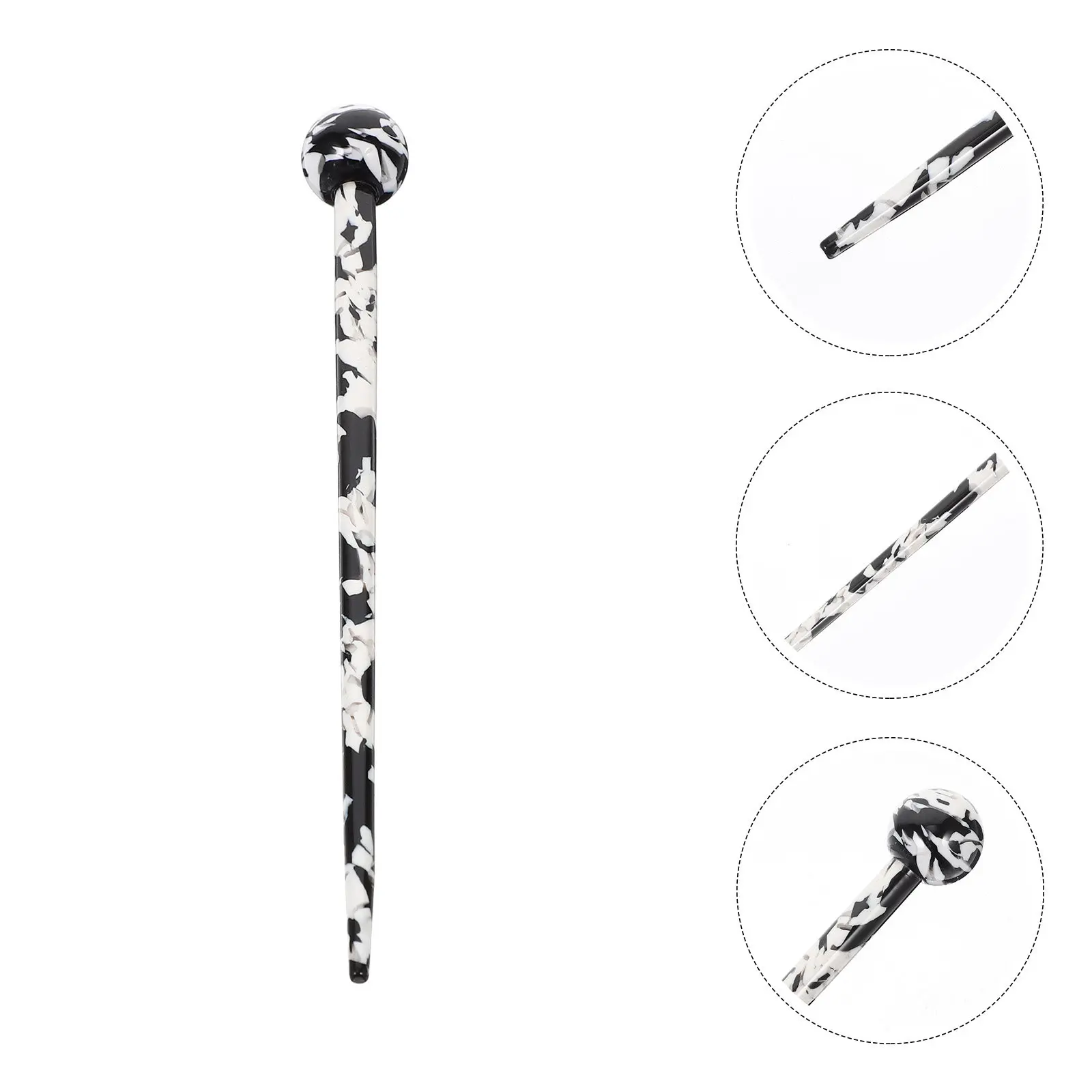 

Chinese Pearl Hair Chopstick Women Decorative Accessory Stylish Bun Holder Lightweight Comfortable Gift Choice