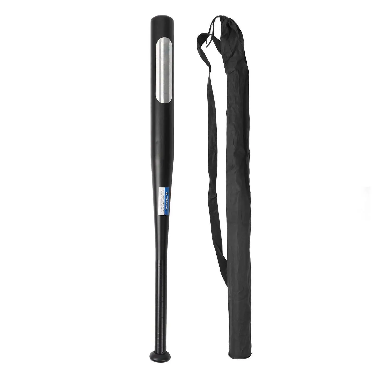 

Portable Black Alloy Steel Baseball Bat for Self Defense & Practice - Sturdy, Ergonomic Design