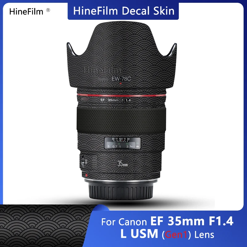 

Hinefilm Skin for Canon EF35 F1.4L Lens Sticker EF35F1.4 Lens Skin Protector for CANON EF 35mm f/1.4L USM Wrap Cover Skin 35F1.4