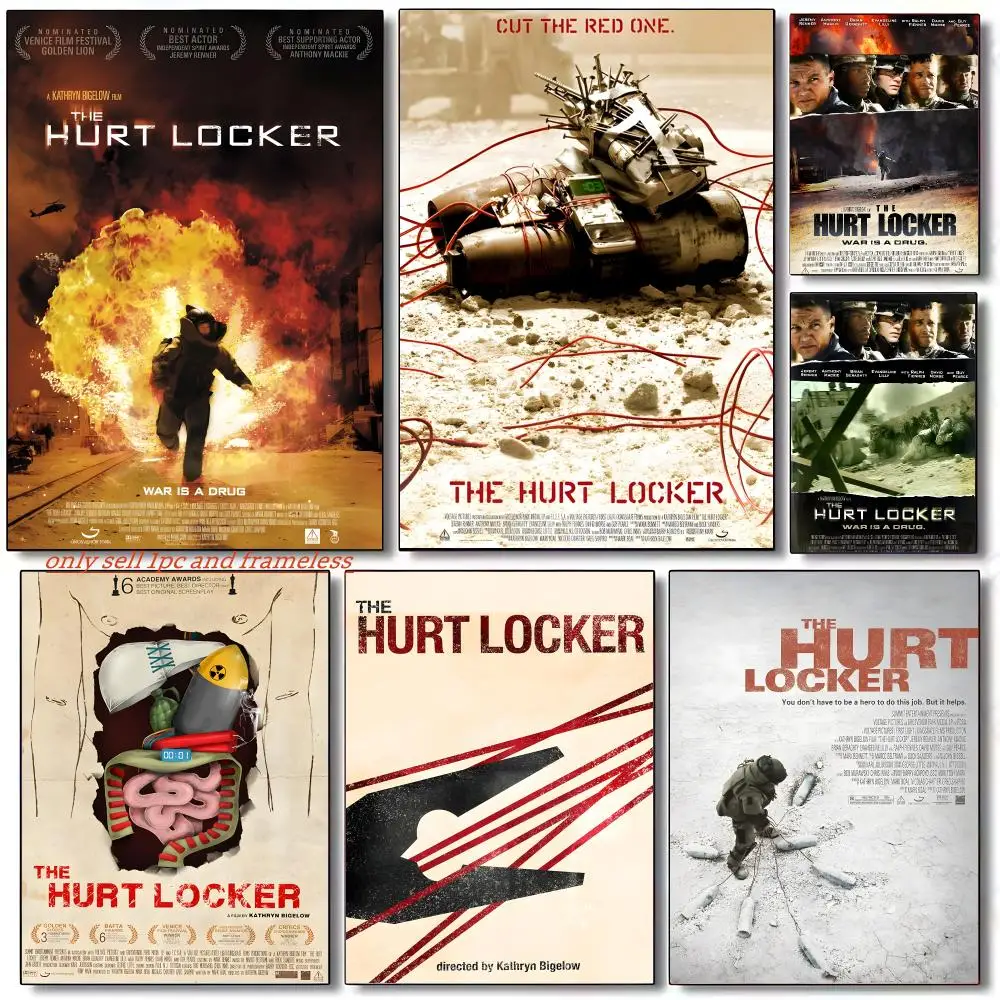 Classic War film T-The Hurt Locker Poster Wall art poster paintings are suitable for clubs living rooms bedroom