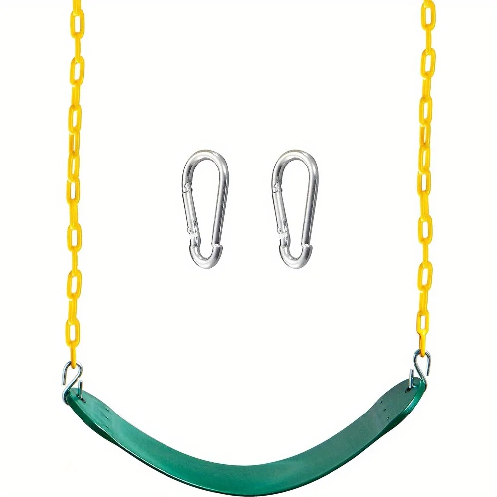 

Качели JOYFY усиленные, зеленые, с цепью 66 дюймов, для детей, для дома и улицы, для игровой площадки