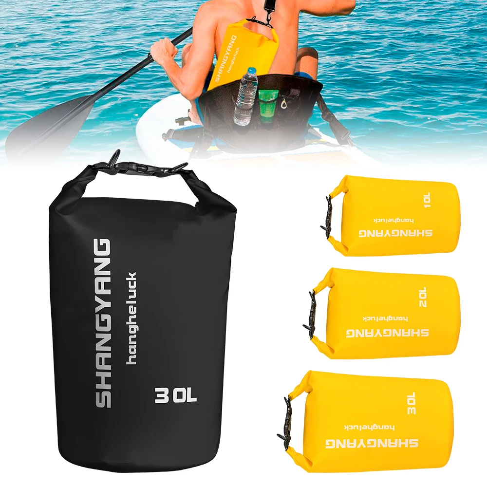 

Waterproof Swimming Bag Dry Sack 10/20/30L Waterproof Floating Dry Gear Bags For Boating Fishing Rafting Swimming