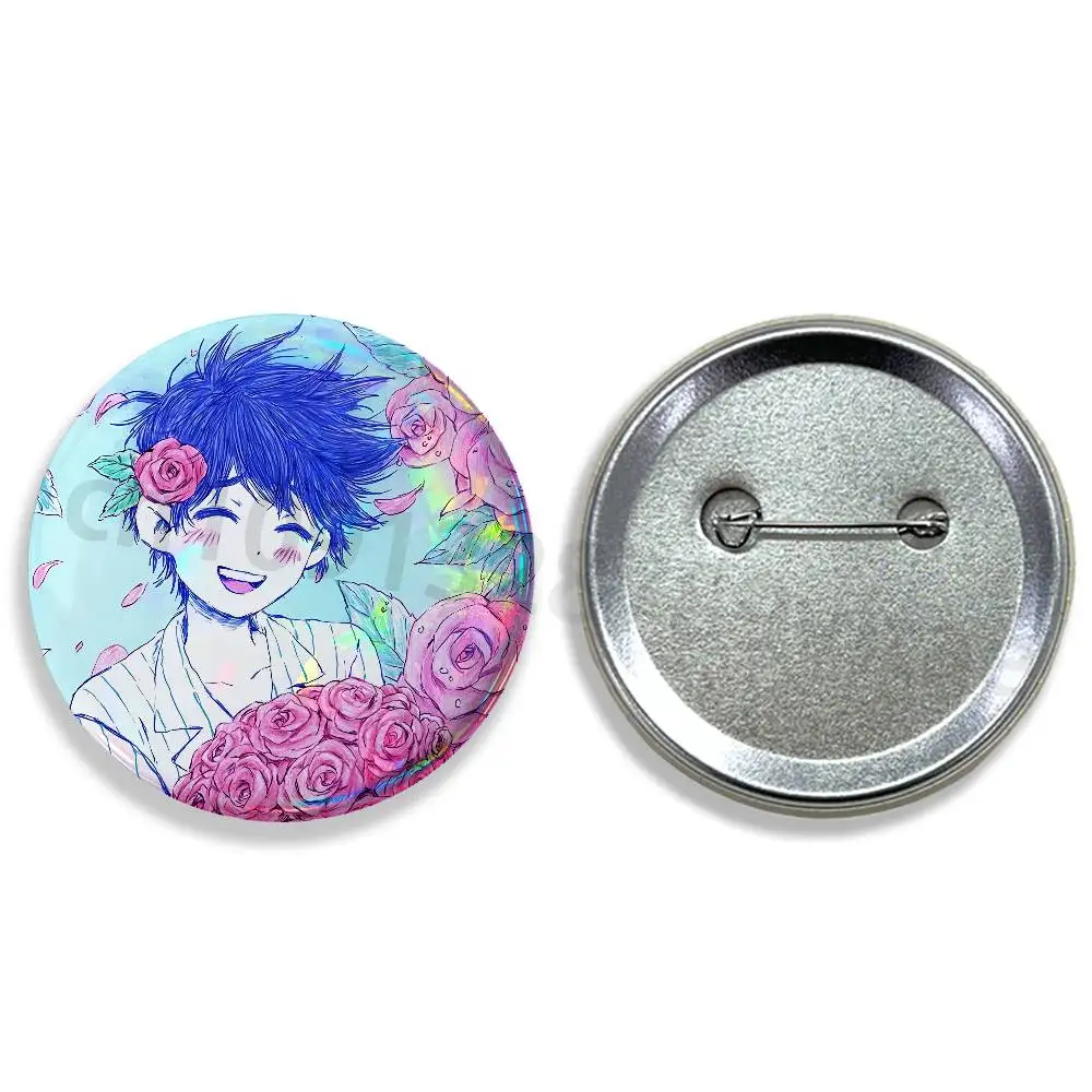 RPG Omori Cartoon 32/44/58mm Handmade Pins Round Brooch Badge Backpacks Clothes Jewelry
