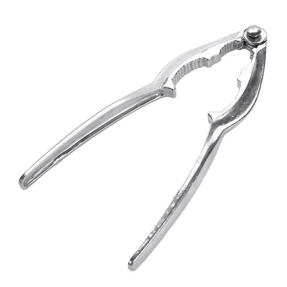 كسارات البندق للمكسرات فتاحة المأكولات البحرية المعدنية مع أدوات كسارة البندق الضيقة لأطعمة الكستناء والمأكولات البحرية والجوز ذو طيات كليب T8M7