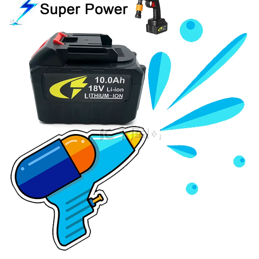 

18V-21V lithium battery,For Makita electric drills, screwdrivers, car washing machine spray guns 10Ah 6.0Ah 3.0Ah battery