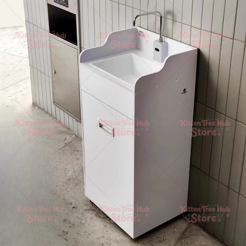 Portable Washbasin with Heating, Mobile Sink with Water Storage