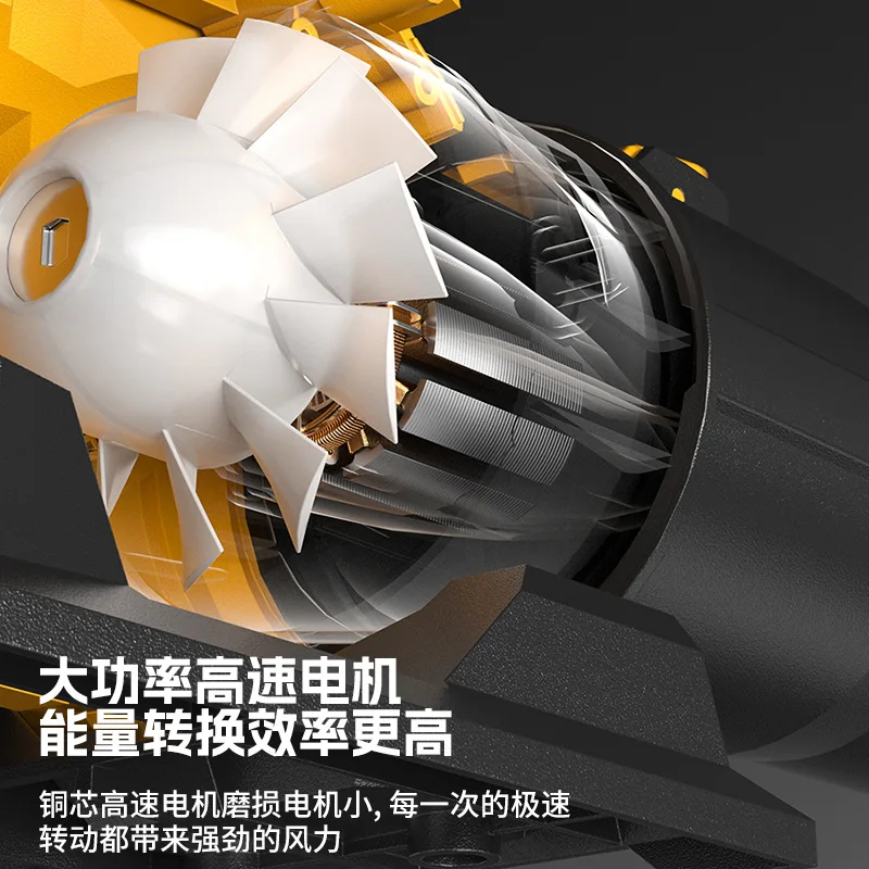 700W lithium battery leaf blowing snow electric hair dryer industrial handheld high-power wireless charging blower