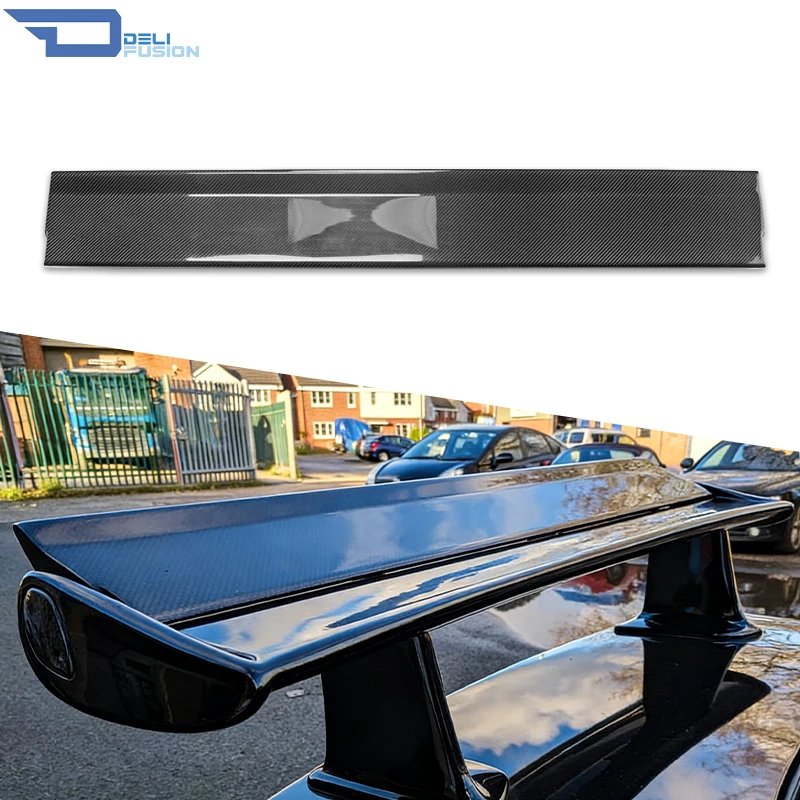 

For Nissan Skyline GTR BNR34 1998-2002 SP Type Rear Spoiler Blade Carbon Fiber CF Glossy Matte High Quality Aar Accessories