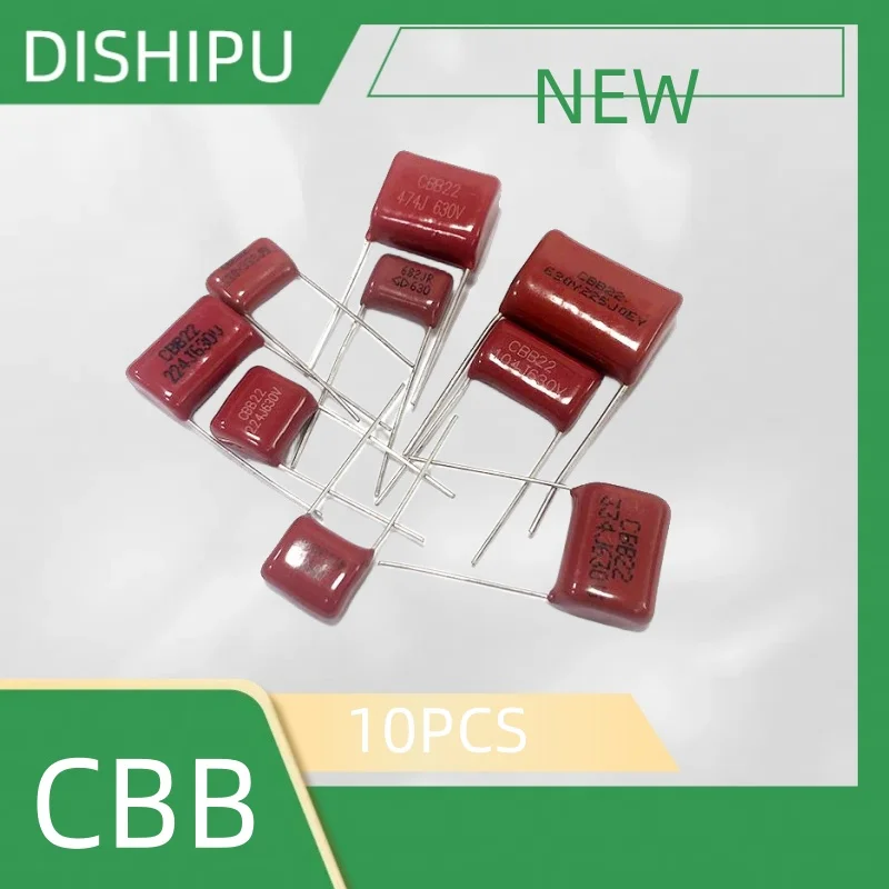 

10PCS CBB 63V100V 250V 400V 450V 630V 2000V CBB Polypropylene film capacitor 101 103 104 105125J 221 222 223 224 225 332 333 334