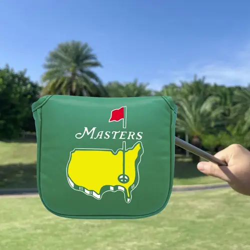 Imagen 2 del producto Divertida funda para cabeza de mazo de golf, fundas para cabeza de palo de golf, funda para putter de mazo de golf de cuero PU de primera calidad, excelentes accesorios de golf para hombres