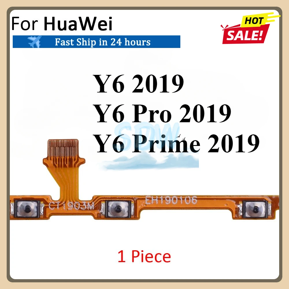 Power ON OFF Mute Switch Control Key Volume Button Flex Cable For HuaWei Y9 Y7 Y6 Pro Y5 Lite Prime GR5 2017 2018 2019 Parts