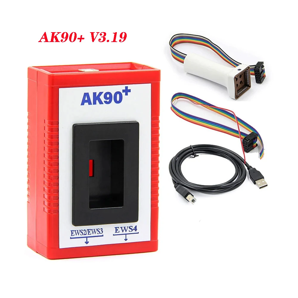 AK90+ V3.19 Auto Key Programmer Tools For All BMW EWS Code Reader From 1995-2009 AK 90 Identify Keys CAS and EWS2/3/4