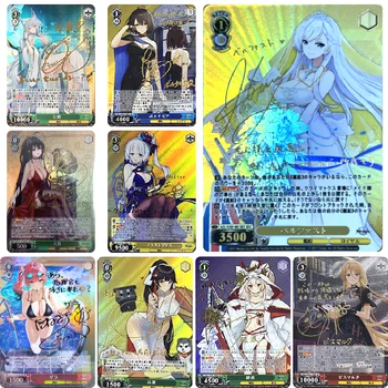 Azur 레인 애니메이션 캐릭터 Ijn Taiho Hms Cheshire DIY 홈 메이드 브론 징 게임 장난감 컬렉션 카드 크리스마스 생일 선물